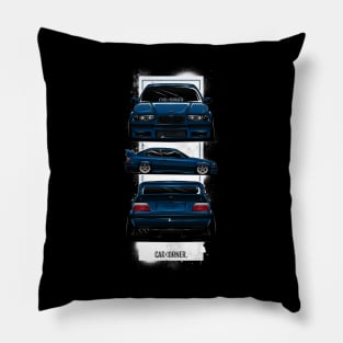 EDM - E36 M Full Black BG - CarCorner Pillow