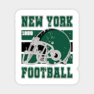 New York Retro Football II Magnet