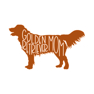Golden Retriever Dog Mom Red T-Shirt
