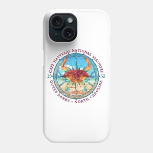 Cape Hatteras National Seashore, Outer Banks, North Carolina with Blue Crab Phone Case