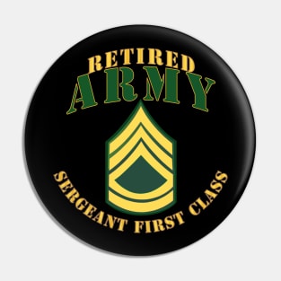 POCKET - ARMY -  SFC - Retired Pin