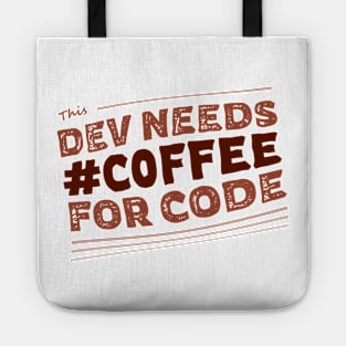 Dev needs #C0FFEE for code Tote