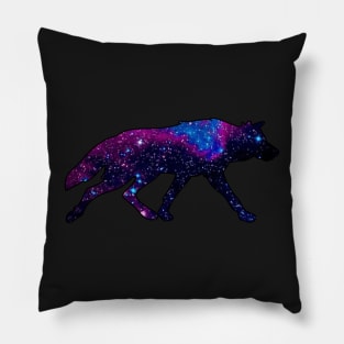 Galaxy Wolf Milky Way stars Pillow