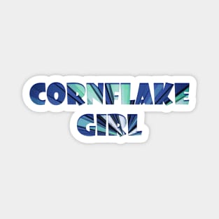 Blue Cornflake Girl Magnet