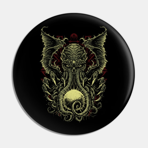 Cthulhu Pin by Bodya