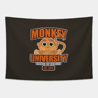 Monkey University Tapestry