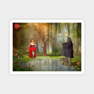 Once upon a time... Red Riding Hood Magnet