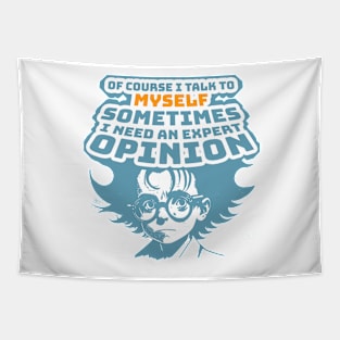 funny English phrases sentence and quote themed graphic design ironpalette Tapestry