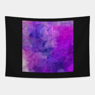 Pink and Purple Shapes Tapestry