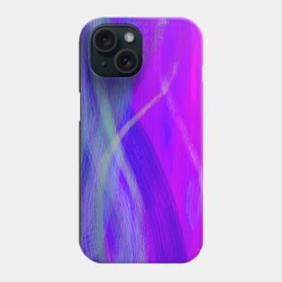 blue brushstroke Phone Case