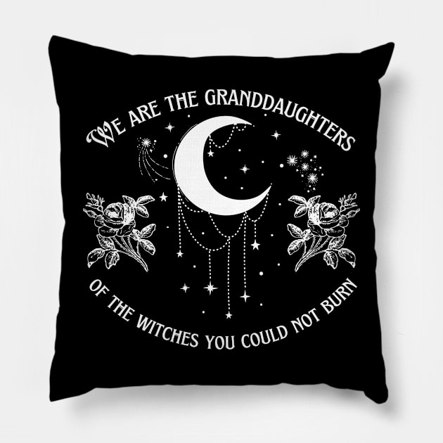 Granddaughters of Witches You Could Not Burn Pillow by MalibuSun