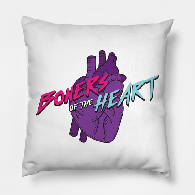 Boners of The Heart Pillow by Little Empire Podcast