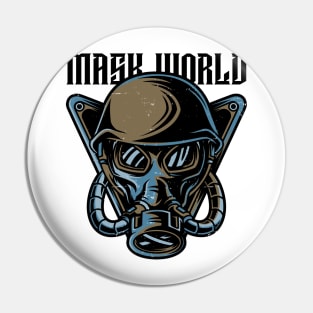 We are in the World Of Mask Pin