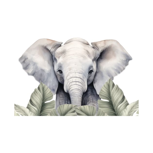 Baby Elephant Jungle decor by Alienated