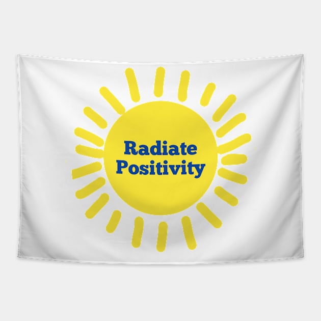 radiate positivity Tapestry by BlackMeme94