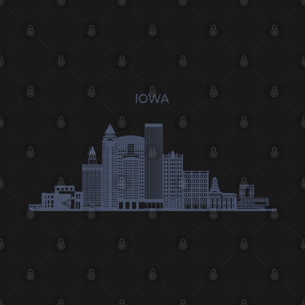 Great US City Iowa by gdimido