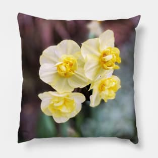 Daffodils in Spring Pillow