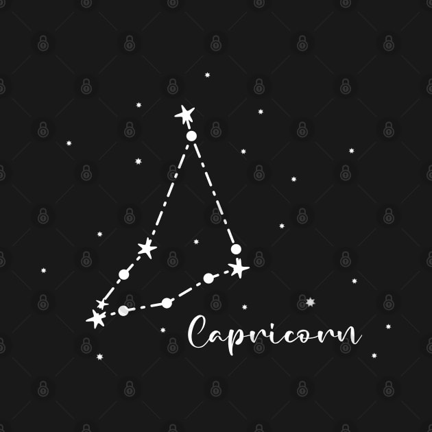 Capricorn Zodiac Constellation in The Dark by zadaID