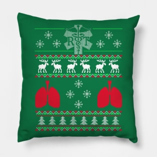 Christmas Xmas Respiratory Therapist RT Pillow