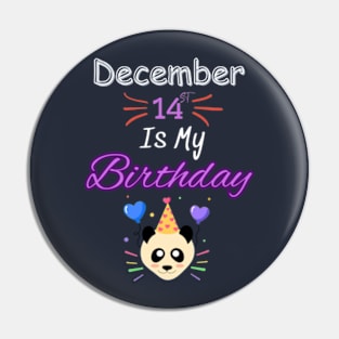 december 14 st is my birthday Pin