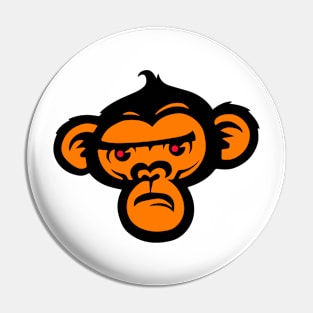 crazy monkey Pin