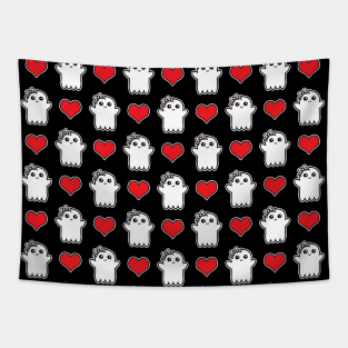 Cute Ghosts Pattern Tapestry