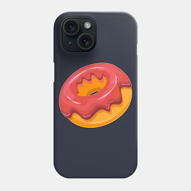 Red donut Phone Case by M_Mary