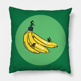 Banana bike park Pillow