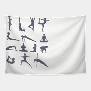 Yoga Teacher Instructor Poses and Postures Tapestry