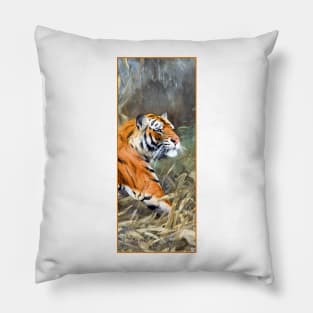 Tiger by Wilhelm Kuhnert Pillow