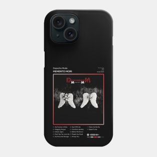 Depeche Mode - Memento Mori Tracklist Album Phone Case