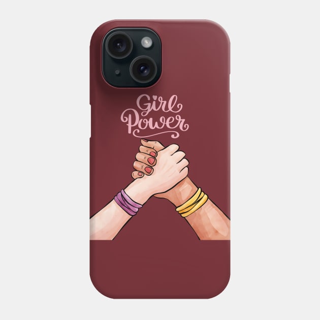 Girl Power Phone Case by Mako Design 