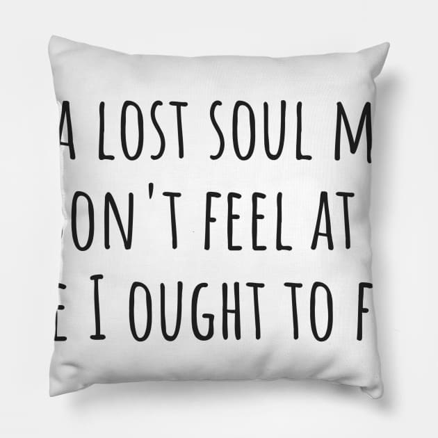 Lost Soul Pillow by ryanmcintire1232