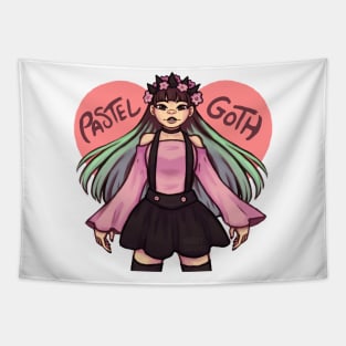 Pastel goth Tapestry