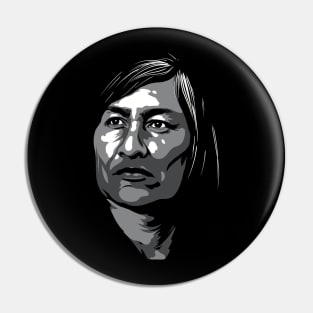 Will Sampson greyscale Pin