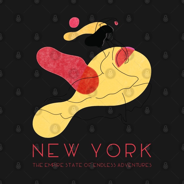 NEW YORK: The Empire State of Endless Adventure by ProTeePrints