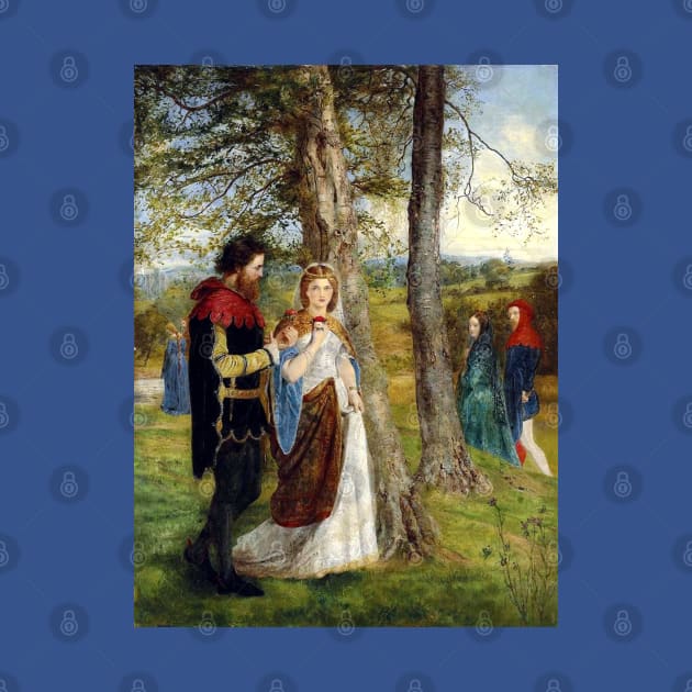 Sir Lancelot and Queen Guinevere - James Archer by forgottenbeauty