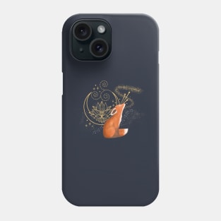 Shimmering Cosmic Fox Totem Phone Case