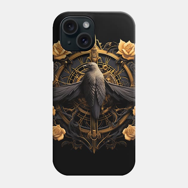 Raven Design Phone Case by MushMagicWear