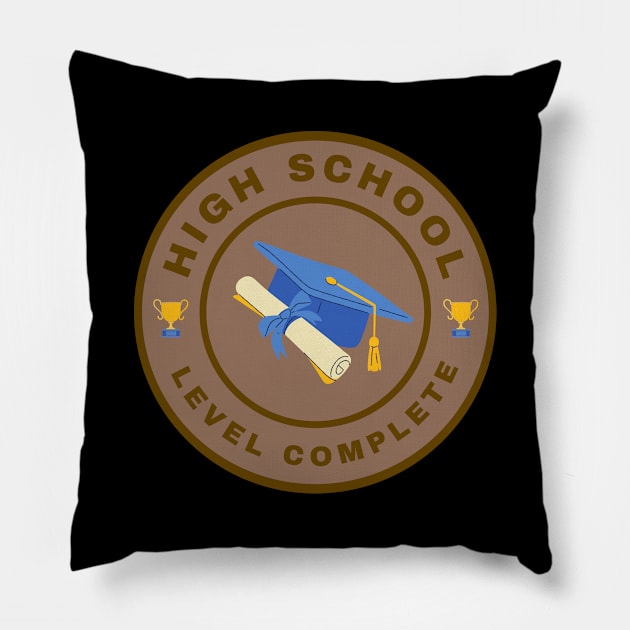 High School Level Complete Pillow by InspiredCreative