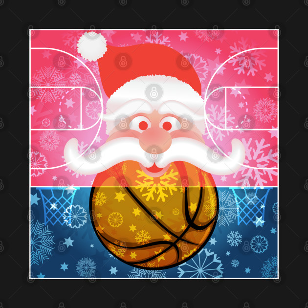 Disover Basketball Christmas Design - Basketball Christmas - T-Shirt