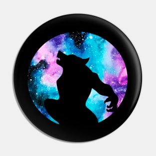 Galaxy Werewolf Pin