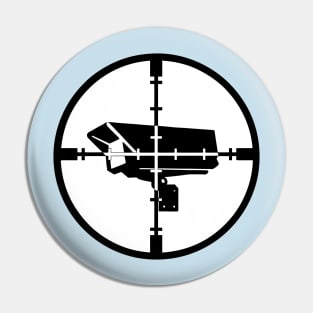 Surveillance Camera Target Practice Pin