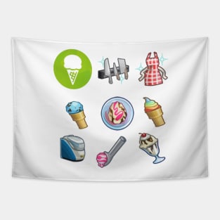 Sims 4 Cool Kitchen Stuff Icon Pack Tapestry