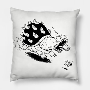 Insane Tortoise and Hare (Colors) Pillow