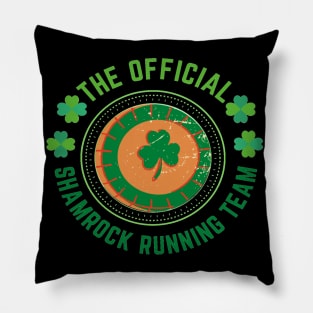 Saint Patrick. Official Shamrock Running Team Pillow