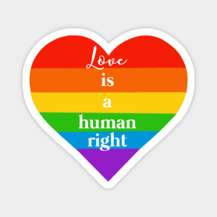 Love Is A Human Right Magnet