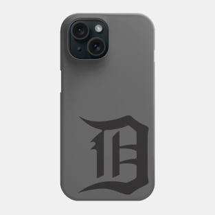 Detroit D Black Phone Case