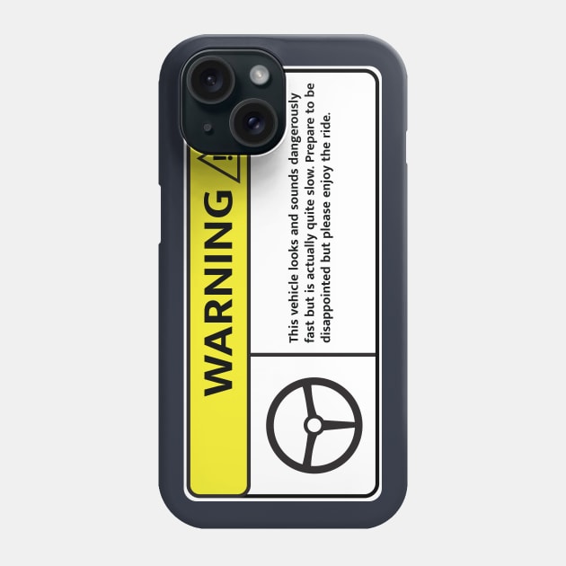 Deceptively Slow Vehicle Phone Case by AltTabStudio