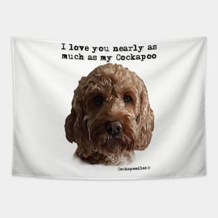 Cockapoo Love Tapestry